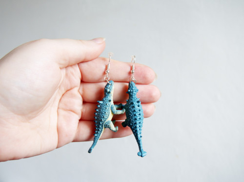 Dinosauří náušnice - Ankylosaurus — foto 3
