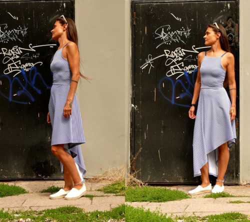 LycraDressStripyCandy/InBlue — foto 6
