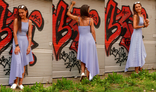 LycraDressStripyCandy/InBlue — foto 5