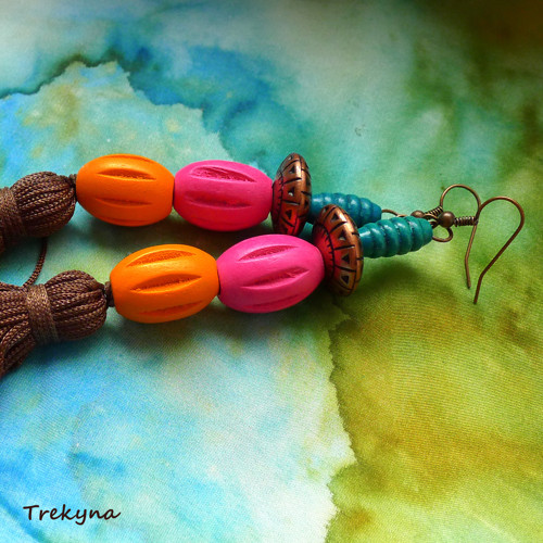 Tibetské náušnice — foto 6