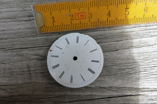 Smaltovaný ciferník 33 - materiál pro steampunk — foto 2