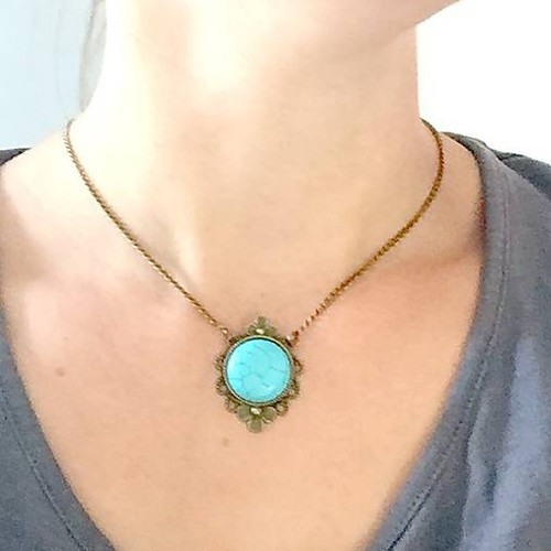Náhrdelník s tyrkenitem bronz — foto 2