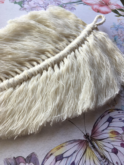 Macrame peříčka — foto 2