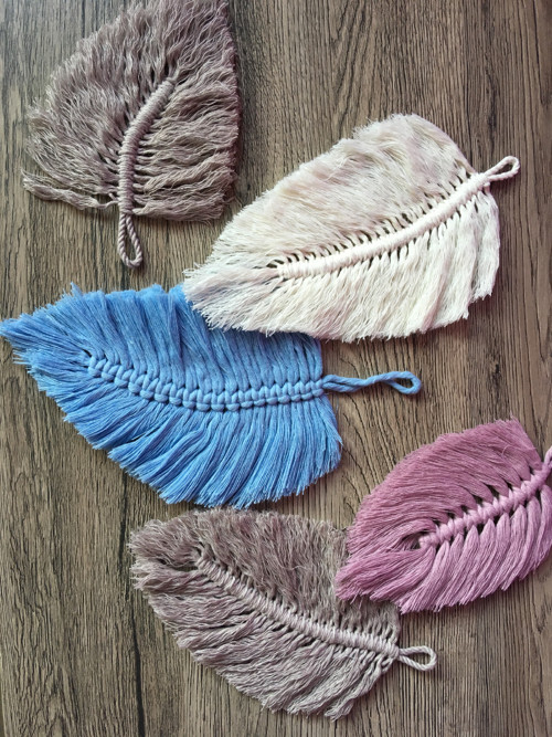 Macrame peříčka — foto 3