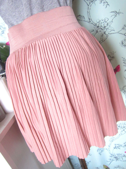 Sukénka powder pink v plisé — foto 3