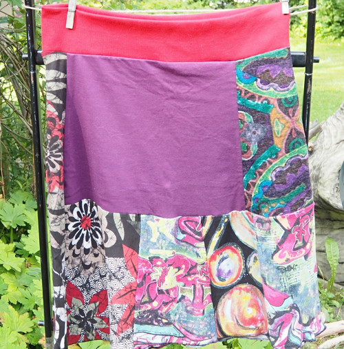 Sukně colours red and violet — foto 2