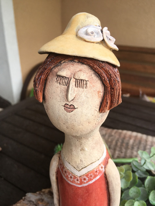 Dívka v klobouku — foto 3