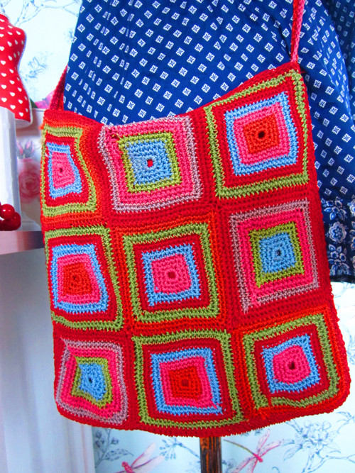 Háčkovaná kabela boho hippie — foto 2
