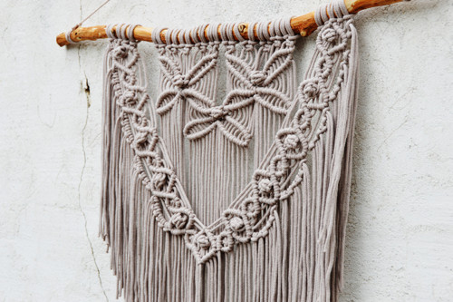 Macramé Pearl Leaf Xxl — foto 3