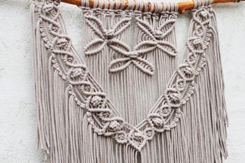 Macramé Pearl Leaf Xxl — foto 2