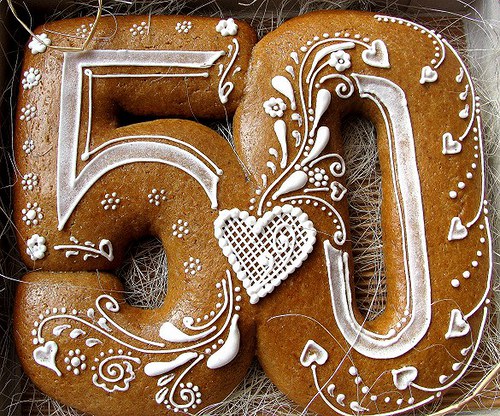 Narozeninové číslo 50 - perník — foto 4