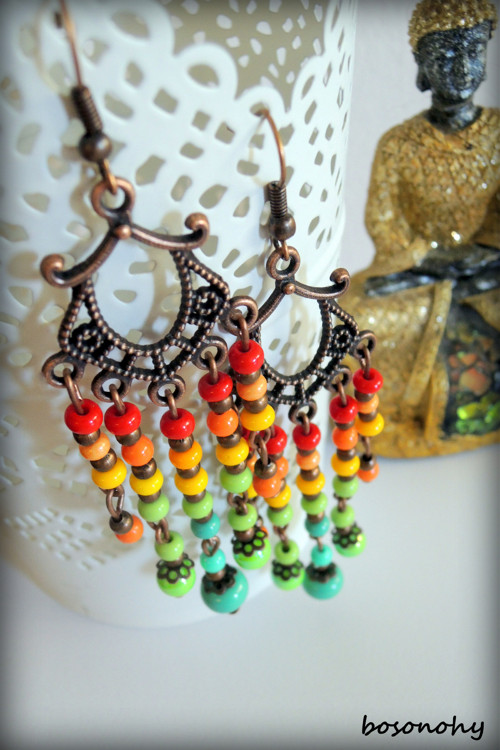 Boho náušnice "CHEERFUL" — foto 6