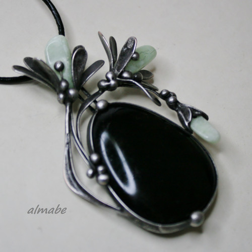 Tajemný ... (obsidián a chryzopál)) — foto 2