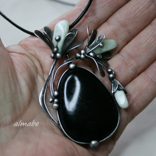 Tajemný ... (obsidián a chryzopál)) — foto 6