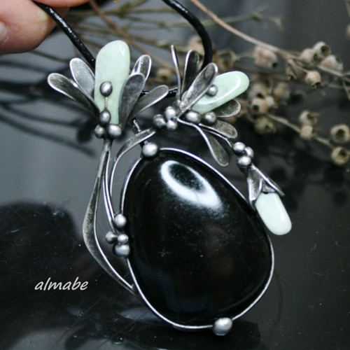 Tajemný ... (obsidián a chryzopál)) — foto 5