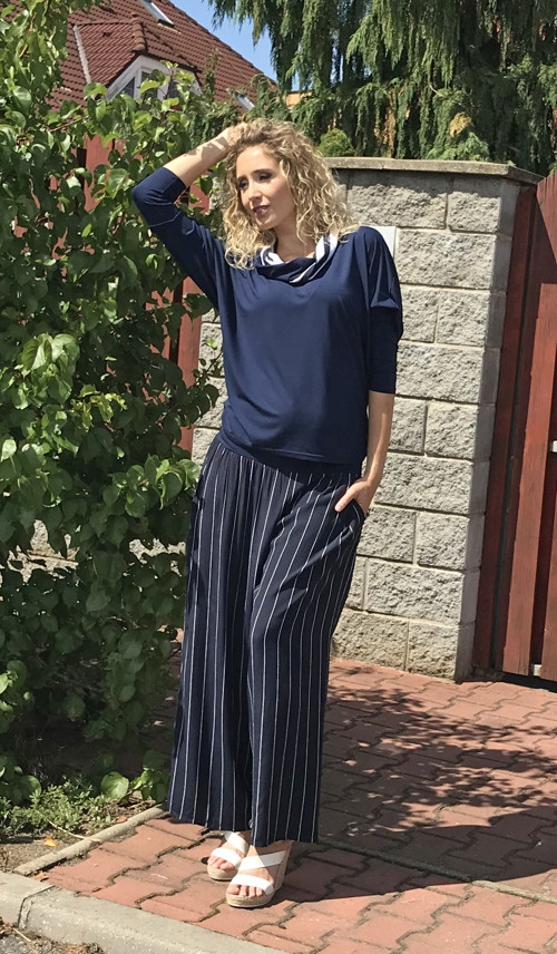Modrá netopýří tunika — foto 3