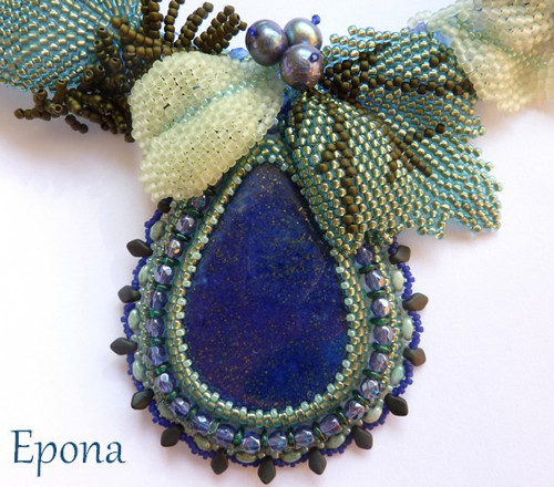 Poselství (náhrdelník s lapisem lazuli) — foto 4