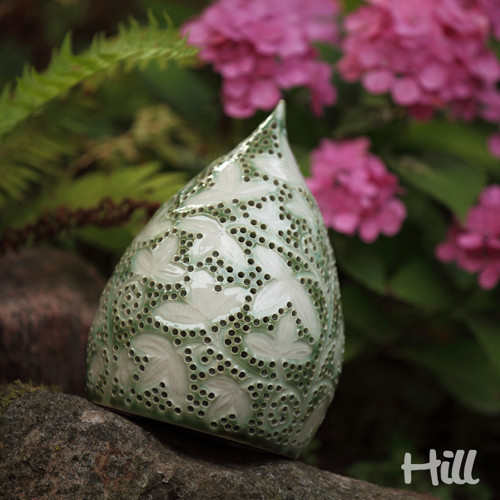 Lístečková lampa porcelánová — foto 3