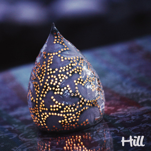 Lístečková lampa porcelánová — foto 6