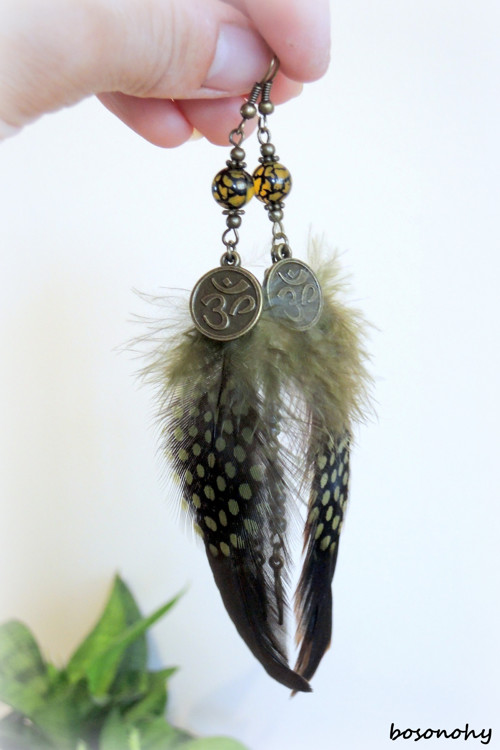 Náušnice boho style "FEATHERS" III. — foto 6