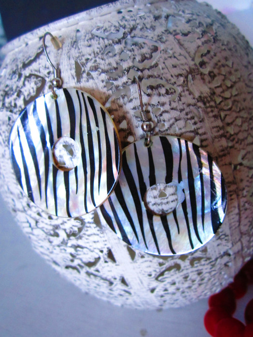 Náušnice zebra — foto 2