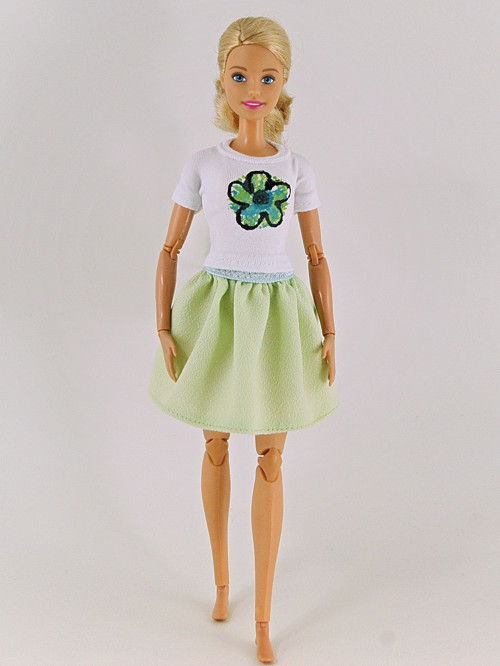 Barbie - Limetková sukýnka — foto 2