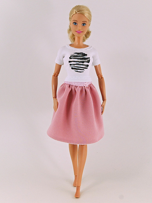 Barbie - Tričko s kruhem — foto 2