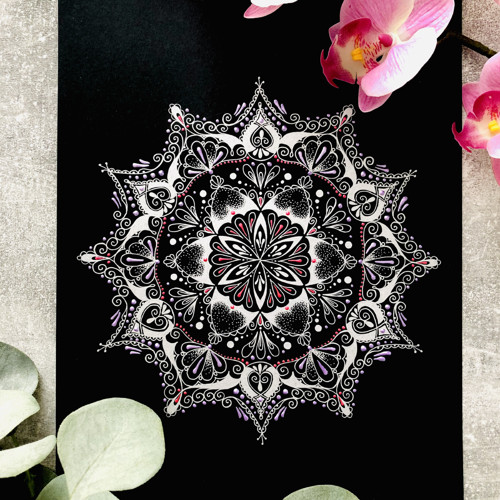 Z Venuše, mandala, originál — foto 3