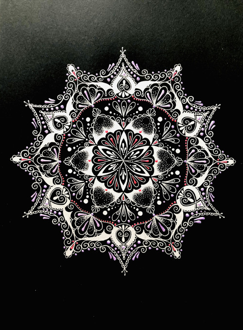 Z Venuše, mandala, originál — foto 2