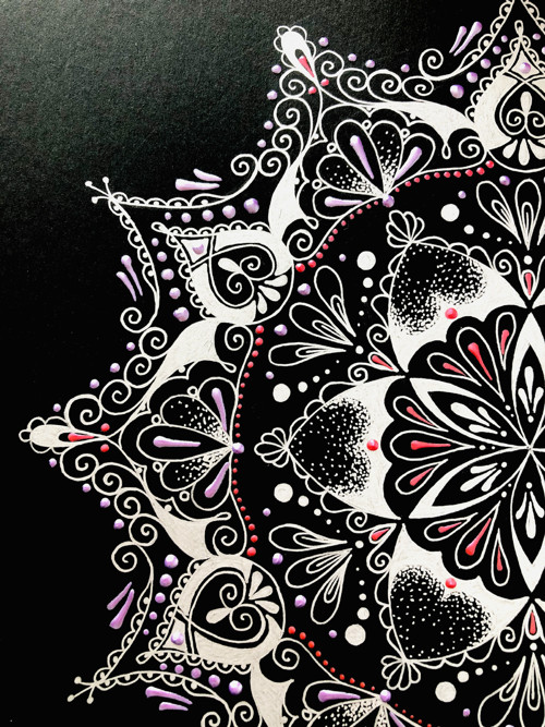 Z Venuše, mandala, originál — foto 4