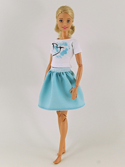 Barbie - sukně s ptáčkem — foto 2