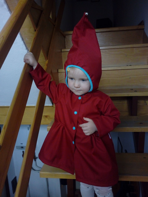 Softshellový kabátek - Karkulka, vel. 104 — foto 5