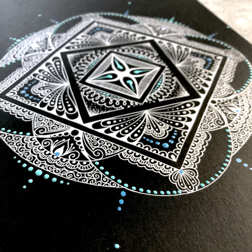 Z Marsu, mandala, originál — foto 3