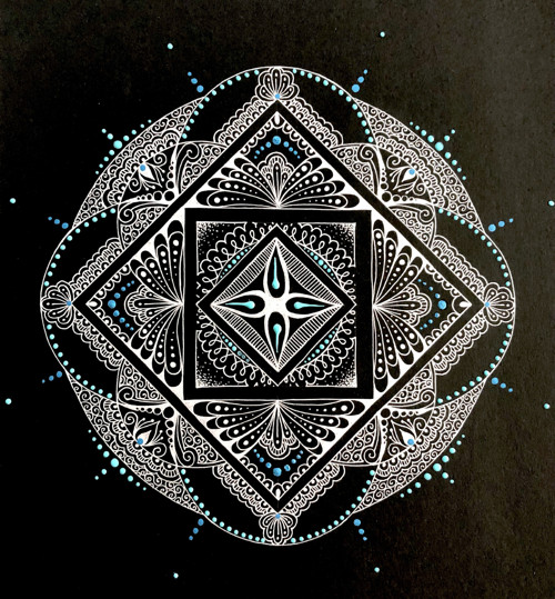 Z Marsu, mandala, originál — foto 2