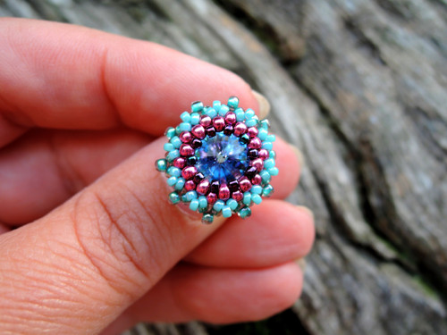 Swarovski prstýnek 2x (na přání) — foto 2