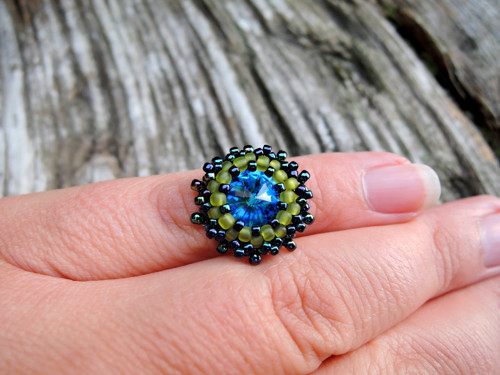 Swarovski prstýnek "Peacock"- dětský! — foto 3