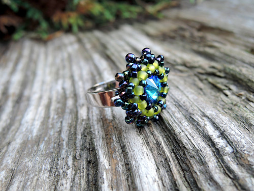 Swarovski prstýnek "Peacock"- dětský! — foto 2