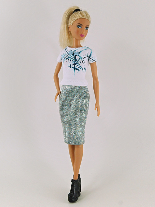 Barbie - Tričko s tyrkysem — foto 2