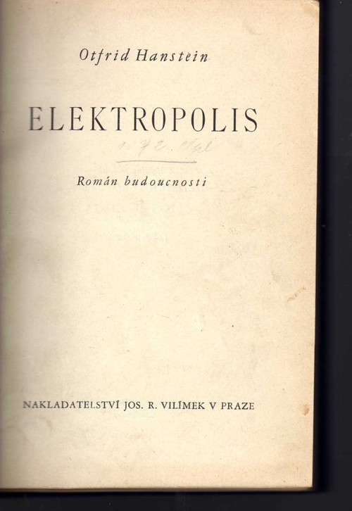 Elektropolis Otfried on Hanstein 1936 — foto 2