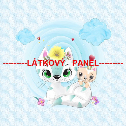 Bavlněný panel 25 x 25cm /+varianty velikostí/ — foto 2