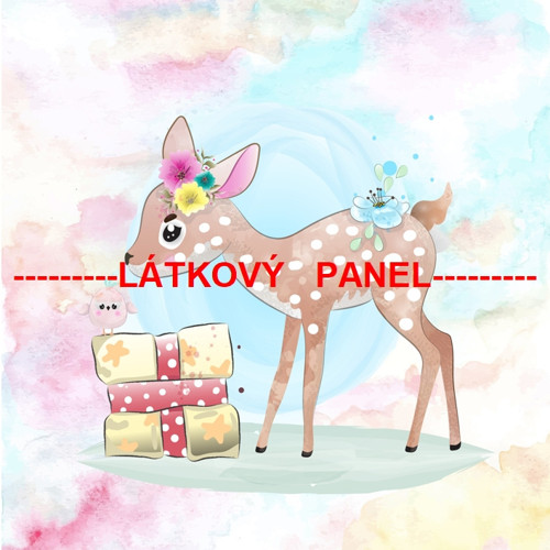 Bavlněný panel 25 x 25cm /+varianty velikostí/ — foto 2