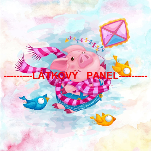 Bavlněný panel 25 x 25cm /+varianty velikostí/ — foto 2