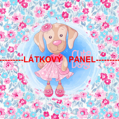 Bavlněný panel 25 x 25cm /+varianty velikostí/ — foto 2