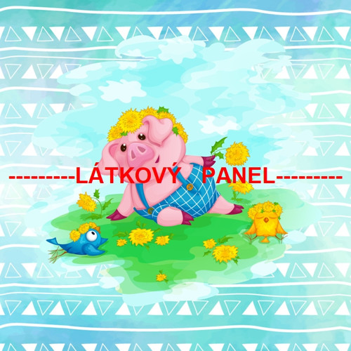 Bavlněný panel 25 x 25cm /+varianty velikostí/ — foto 2