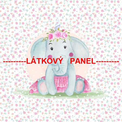 Bavlněný panel 25 x 25cm /+varianty velikostí/ — foto 2