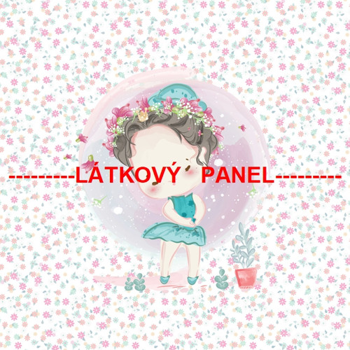 Bavlněný panel 25 x 25cm /+varianty velikostí/ — foto 2