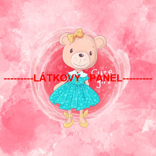 Bavlněný panel 25 x 25cm /+varianty velikostí/ — foto 2