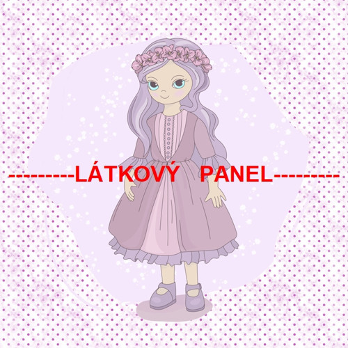 Bavlněný panel 25 x 25cm /+varianty velikostí/ — foto 2