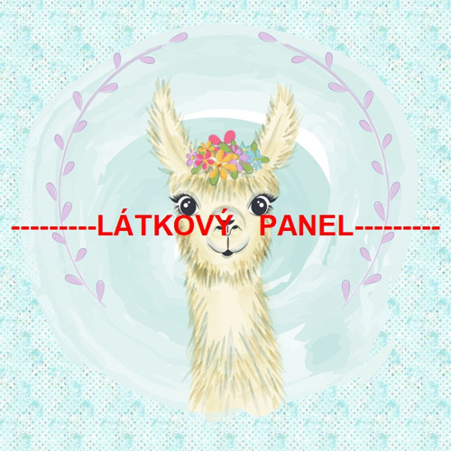 Bavlněný panel 25 x 25cm /+varianty velikostí/ — foto 2