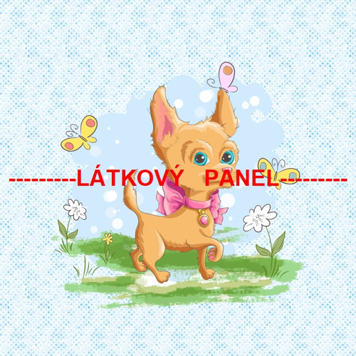 Bavlněný panel 25 x 25cm /+varianty velikostí/ — foto 2